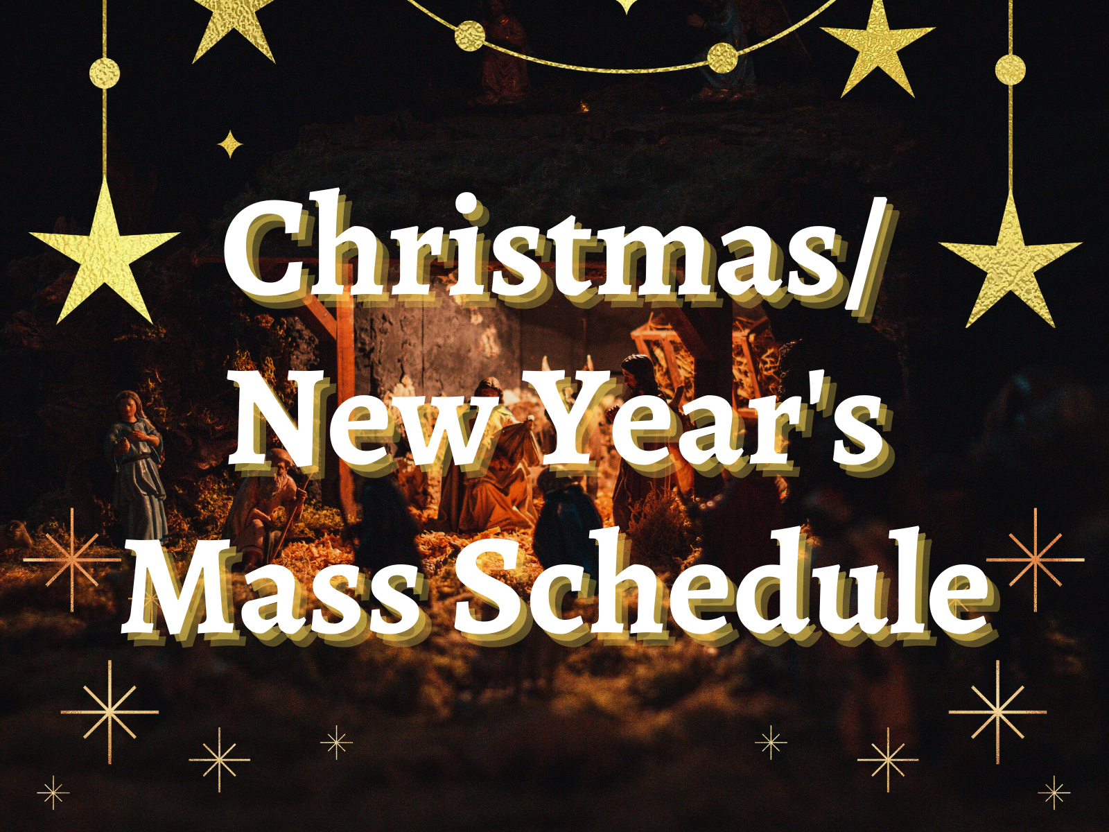 Christmas and New Year Holy Masses at Pannipitiya Parish